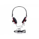 Наушники Gembird MHP-903 Black/Red, Mini jack (3.5 мм), накладные, кабель 1.5 м